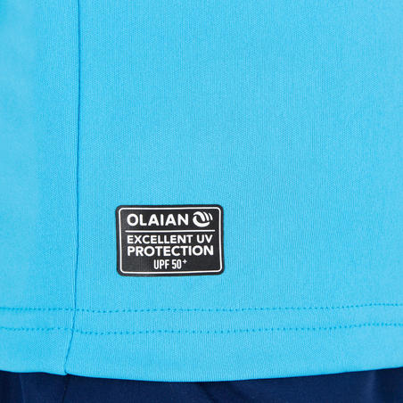 Kids’ Surfing anti-UV water T-shirt - blue