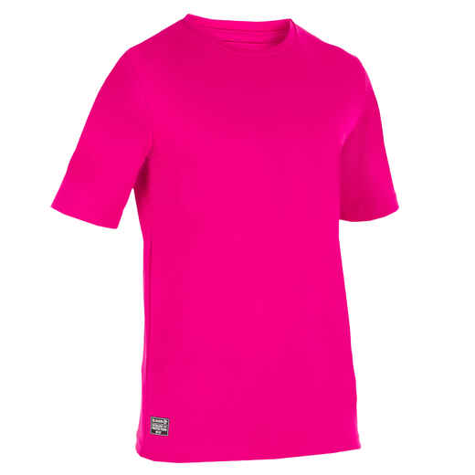 
      Detské tričko do vody s ochranou proti UV s krátkymi rukávmi ružové
  