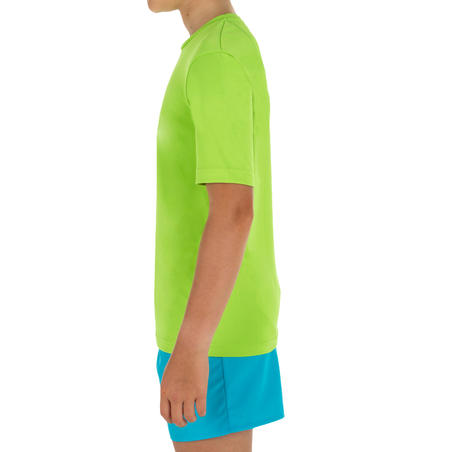 Water tee shirt anti UV surf enfant VERT