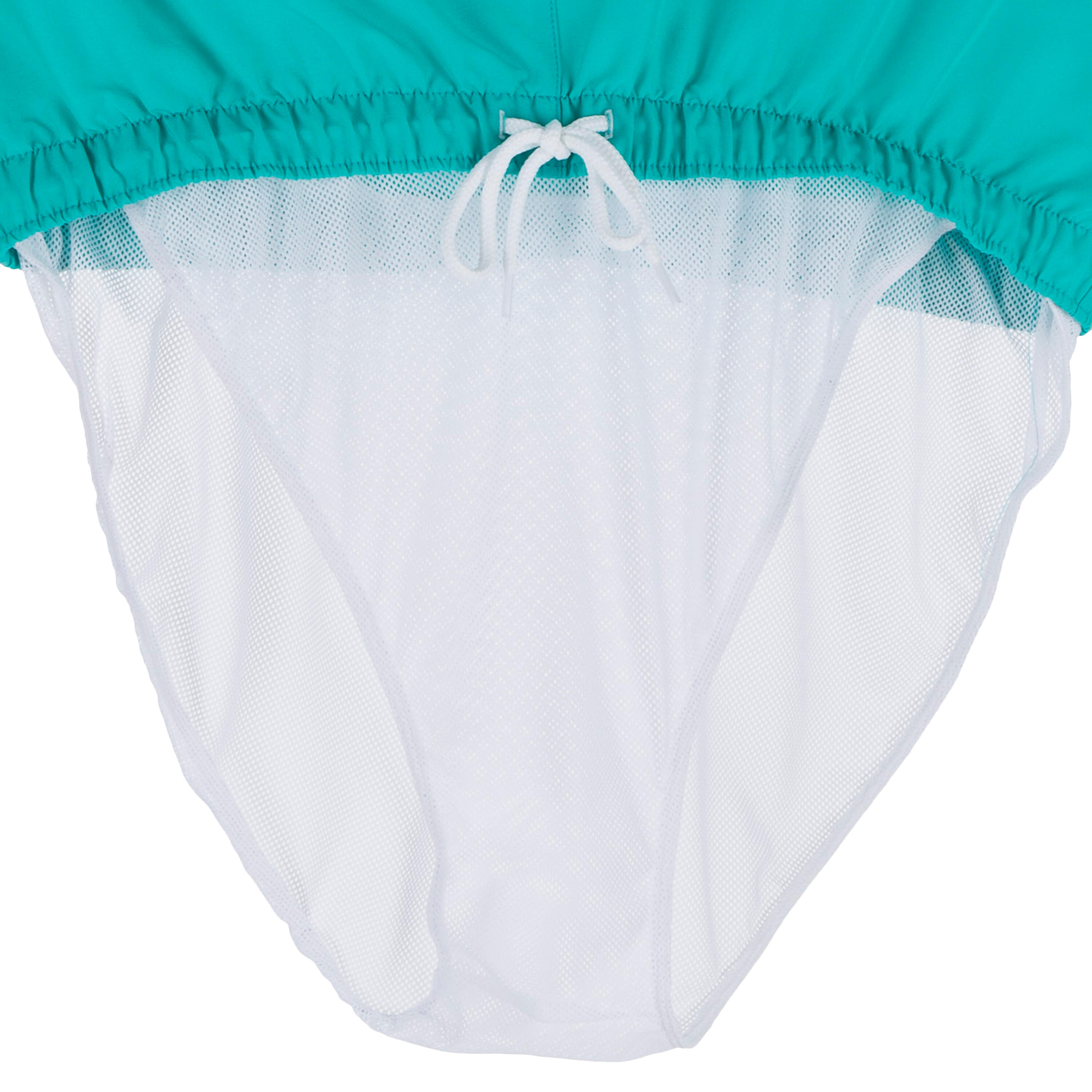 Traje de baño corto Hombre Surf Olaian Hendaia NT Azul Turquesa 16\