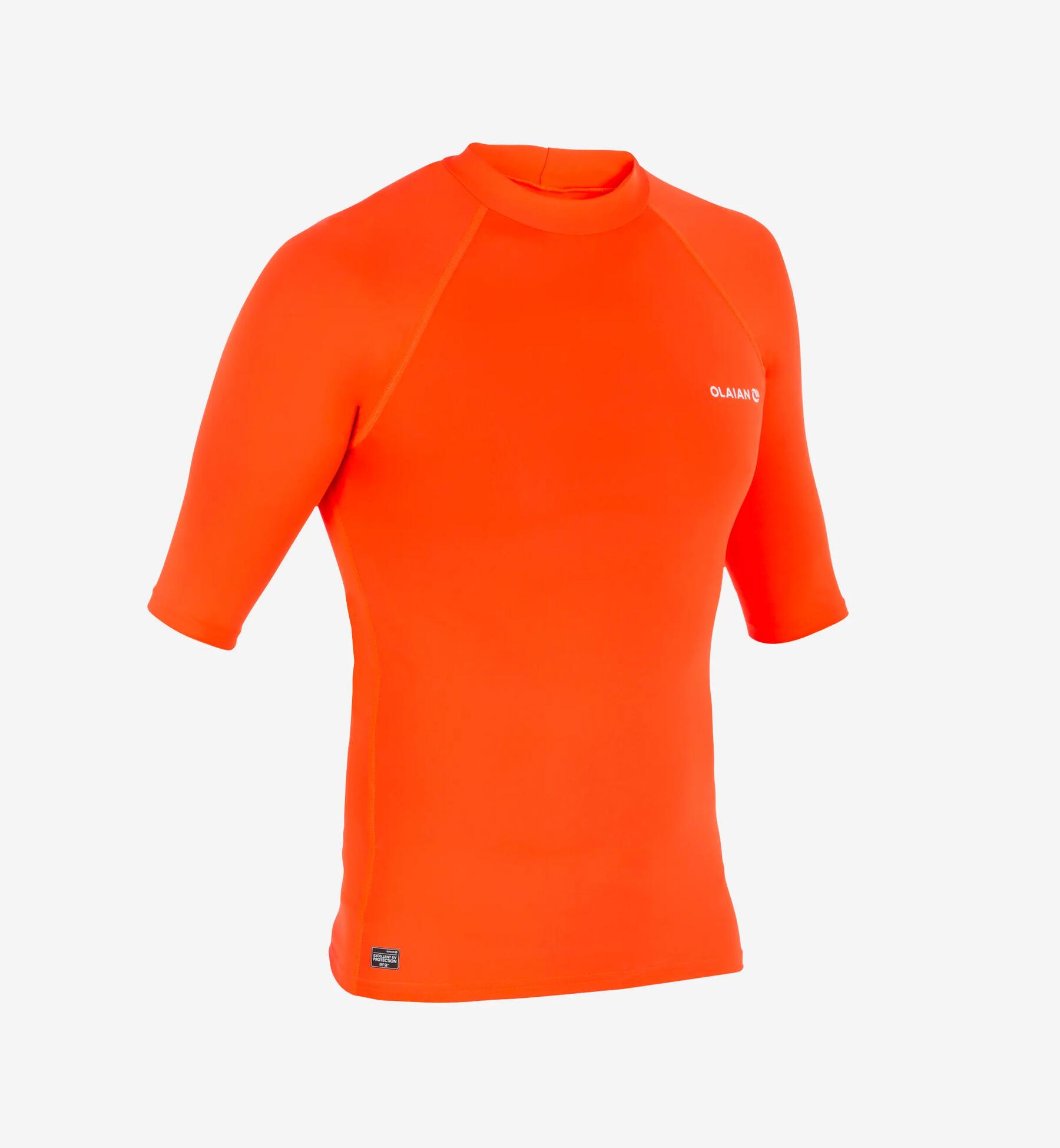 OLAIAN TOP UV-SCHUTZ 100 KURZARM H ORANGE