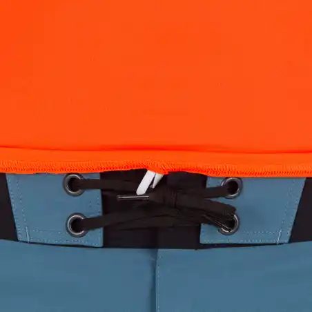 100 Men's Short Sleeve UV Protection Surfing Top T-Shirt - Fluorescent orange