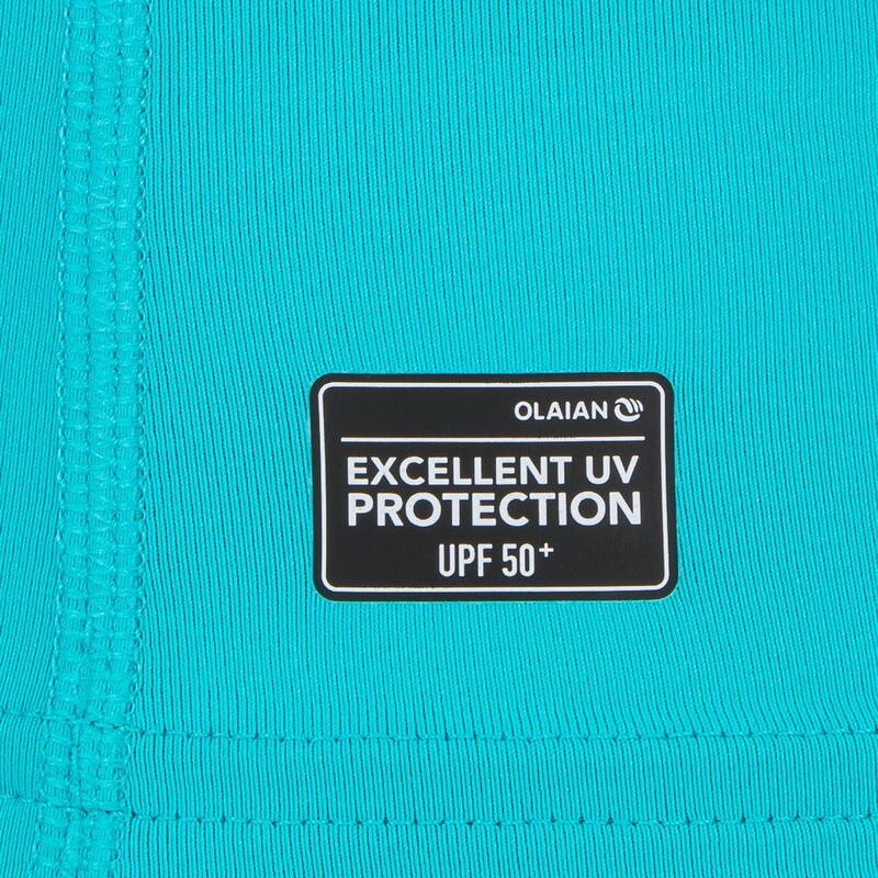 Uv-shirt heren 100 lichtblauw