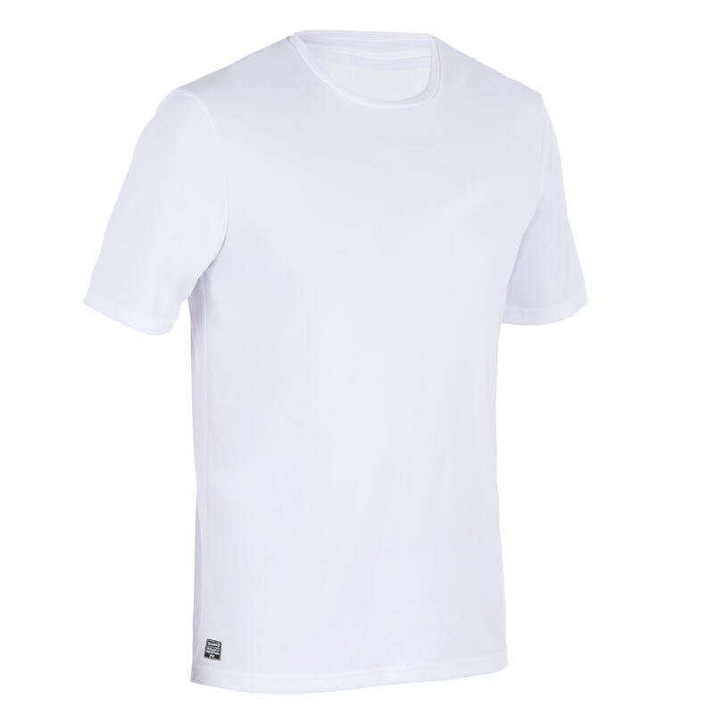 TIZAX Tee Shirt Anti-UV Homme Rashguard à Manches Courtes UPF 50+ Maillot  de Bain Hauts T-Shirt de Sport Séchage Rapide Blanc S : : Mode