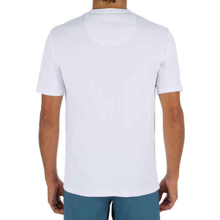 Camiseta protección solar manga corta Hombre blanco