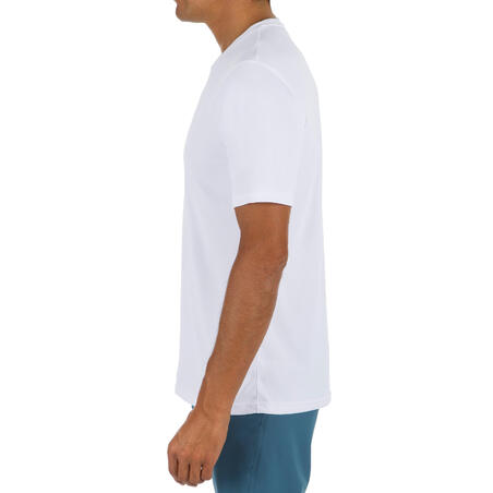 Camiseta Manga Corta Anti-rayos UV Solar Top Surf Hombre Blanco 