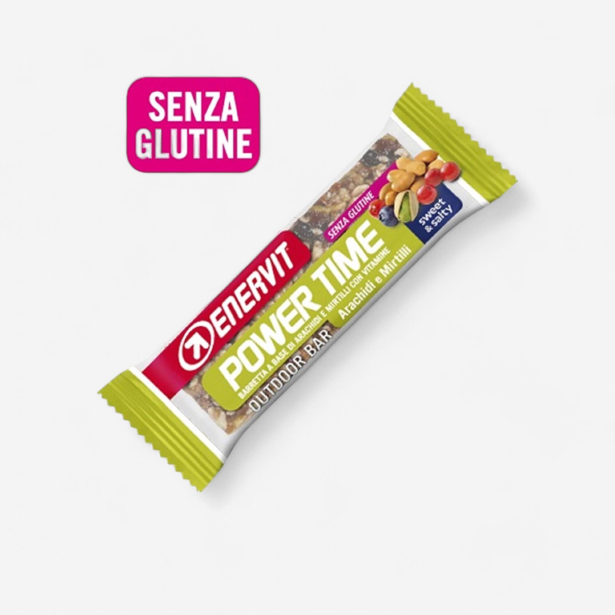 Decathlon | Barretta energetica Enervit Power Time Arachidi e Mirtilli Gluten Free 30 g |  Enervit