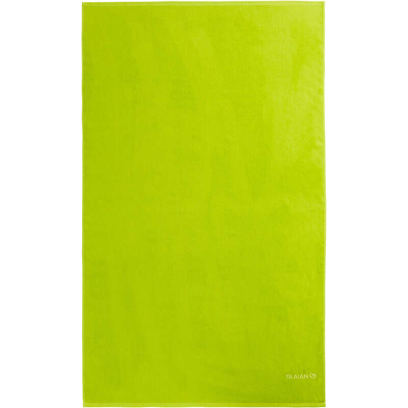 BEACH TOWELS AND PONCHO Surf - BASIC L - Lime Green OLAIAN - Surf