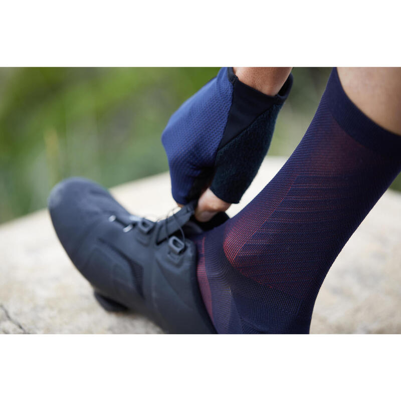 Chaussettes Vélo route cyclosport 900 noir/gris