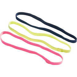 Lot x3 Bandeaux 960 Gym Fille rose jaune bleu