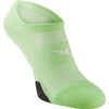 Neviditeľné ponožky na fitness 2 páry zelené