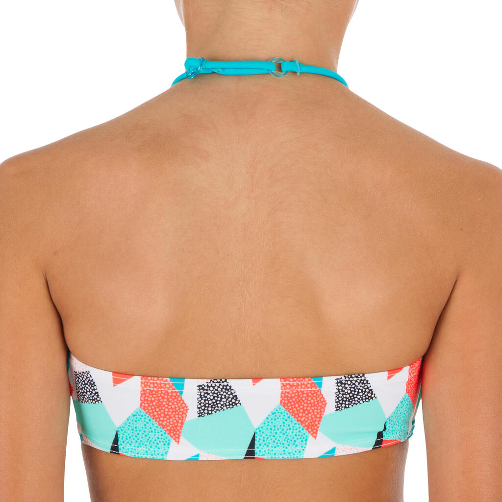 Bikini-Set Bandeau Lali Cali Mädchen blau/grün