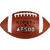 Ballon De Football Américain taille officielle - AF500BOF Marron