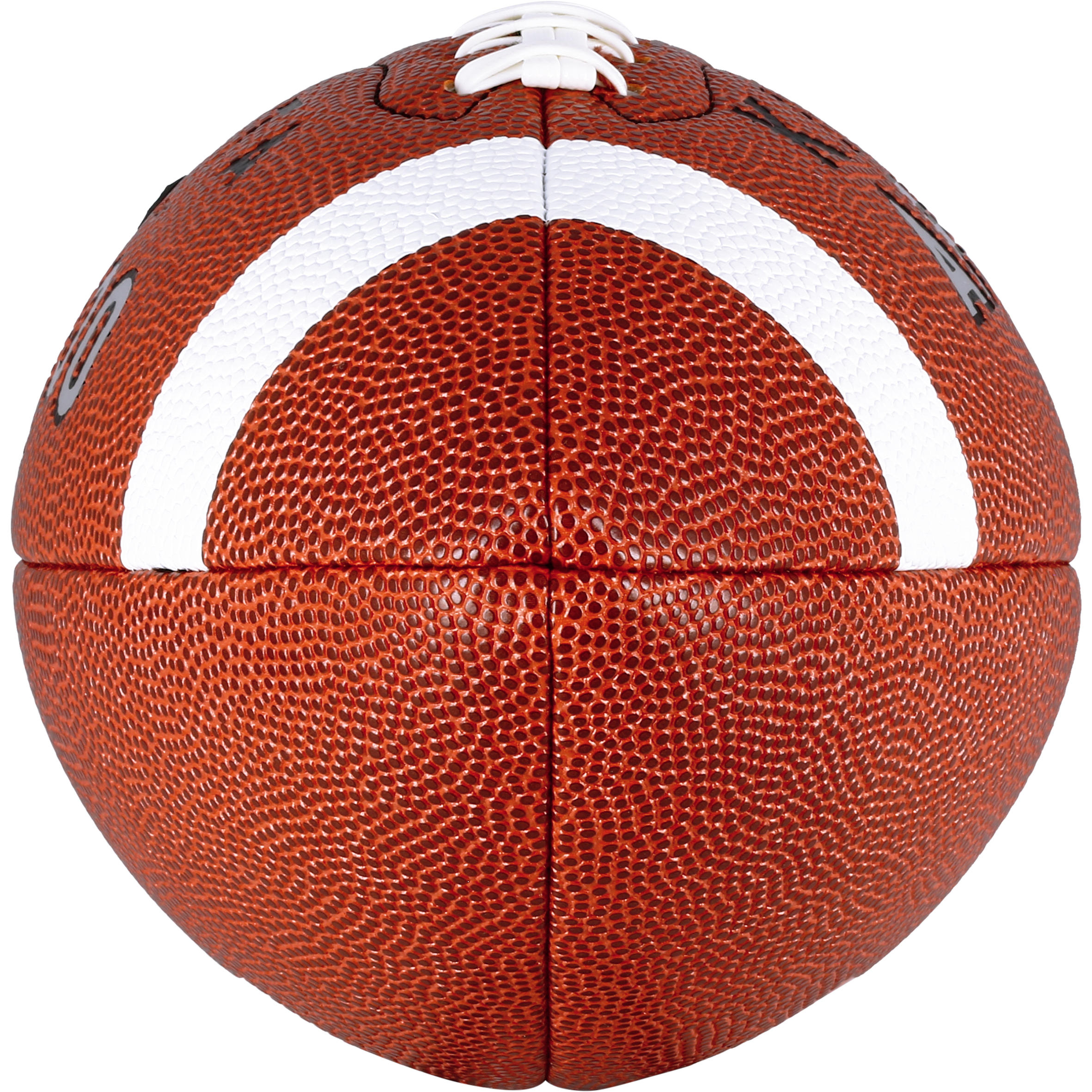 Kids' Youth Size Football 500 Brown Baltic blue, Snow white