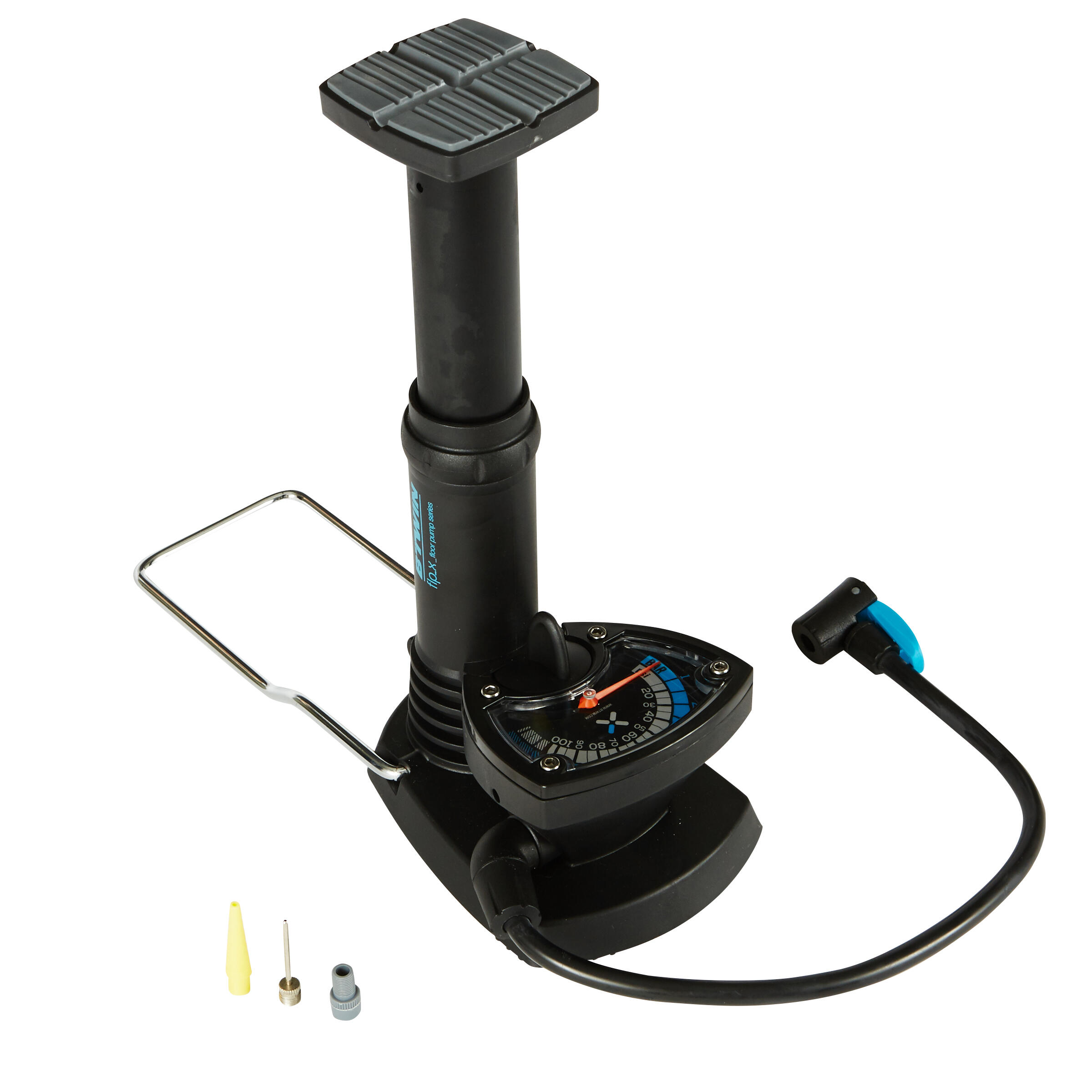 twin valve bike pump