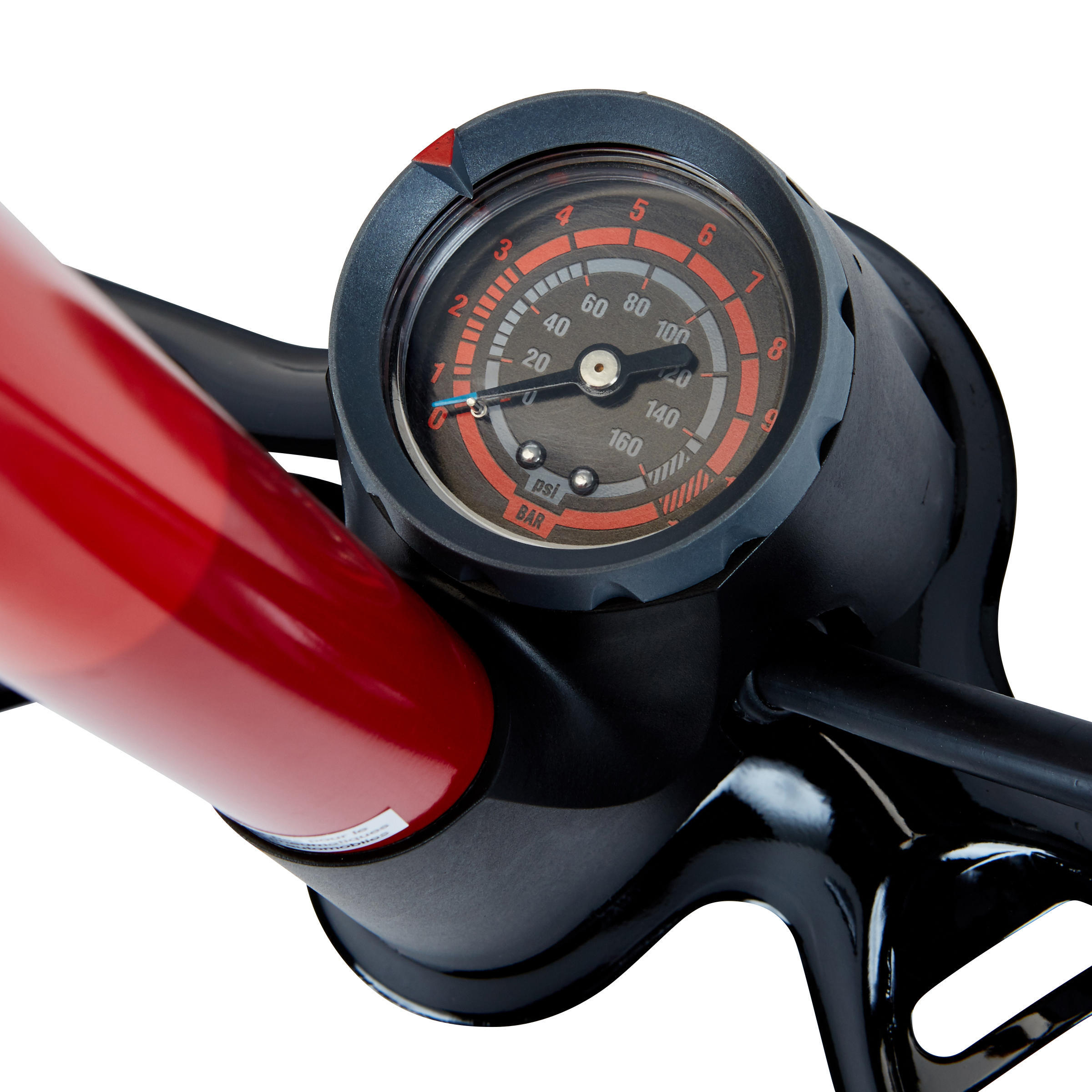 Bike Floor Pump 900 - Red 2/6