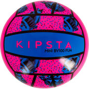 LOPTA ZA ODBOJKU NA PIJESKU BV100 RUŽIČASTO/PLAVA