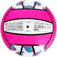 BV100 Beach Volleyball - White/Pink