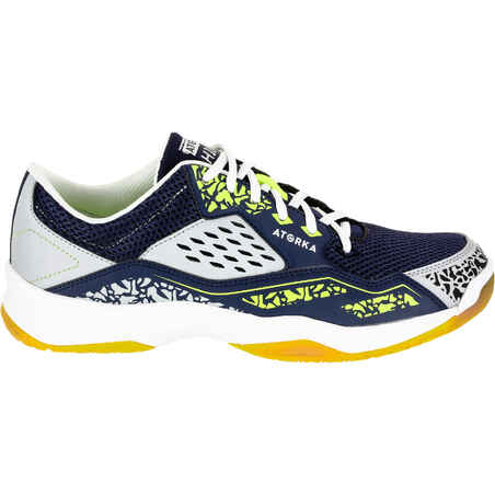 Adult Handball Shoes H100 - Grey/Yellow