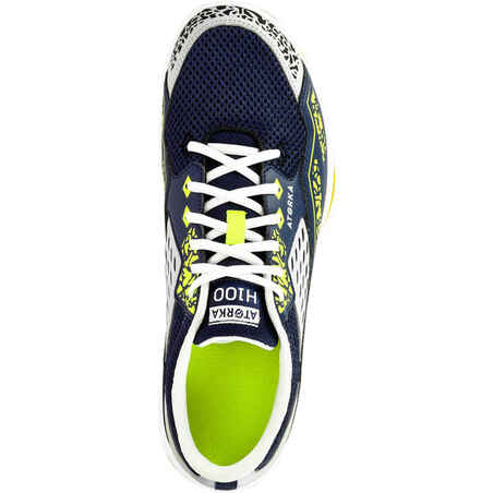 Adult Handball Shoes H100 - Grey/Yellow
