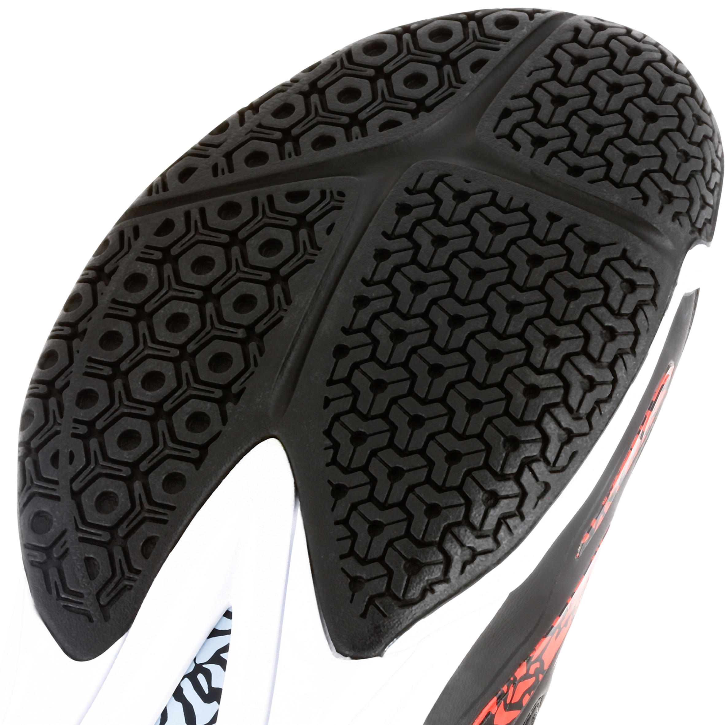 Scarpe pallamano H500 nero-rosso 13/14