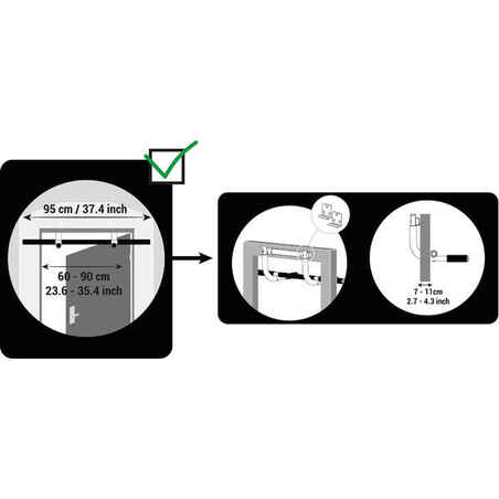 Strength Training Pull-Up Bar 500