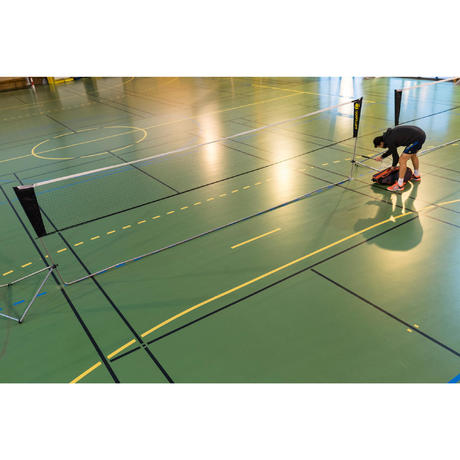 BADMINTON NET & POST WITH OFFICIAL DIMENSION 6.10 M | artengo