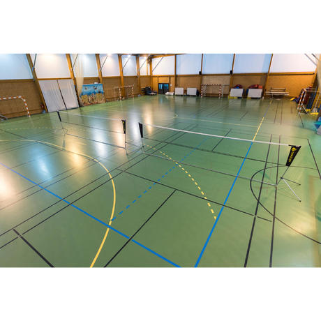 BADMINTON NET & POST WITH OFFICIAL DIMENSION 6.10 M | artengo