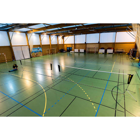 BADMINTON NET & POST WITH OFFICIAL DIMENSION 6.10 M | artengo