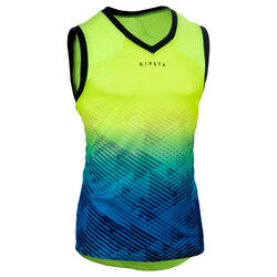 Débardeur de rugby R500 sans manche homme jaune