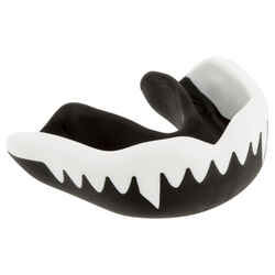 Adult Rugby Mouth Guard Viper - White/Black