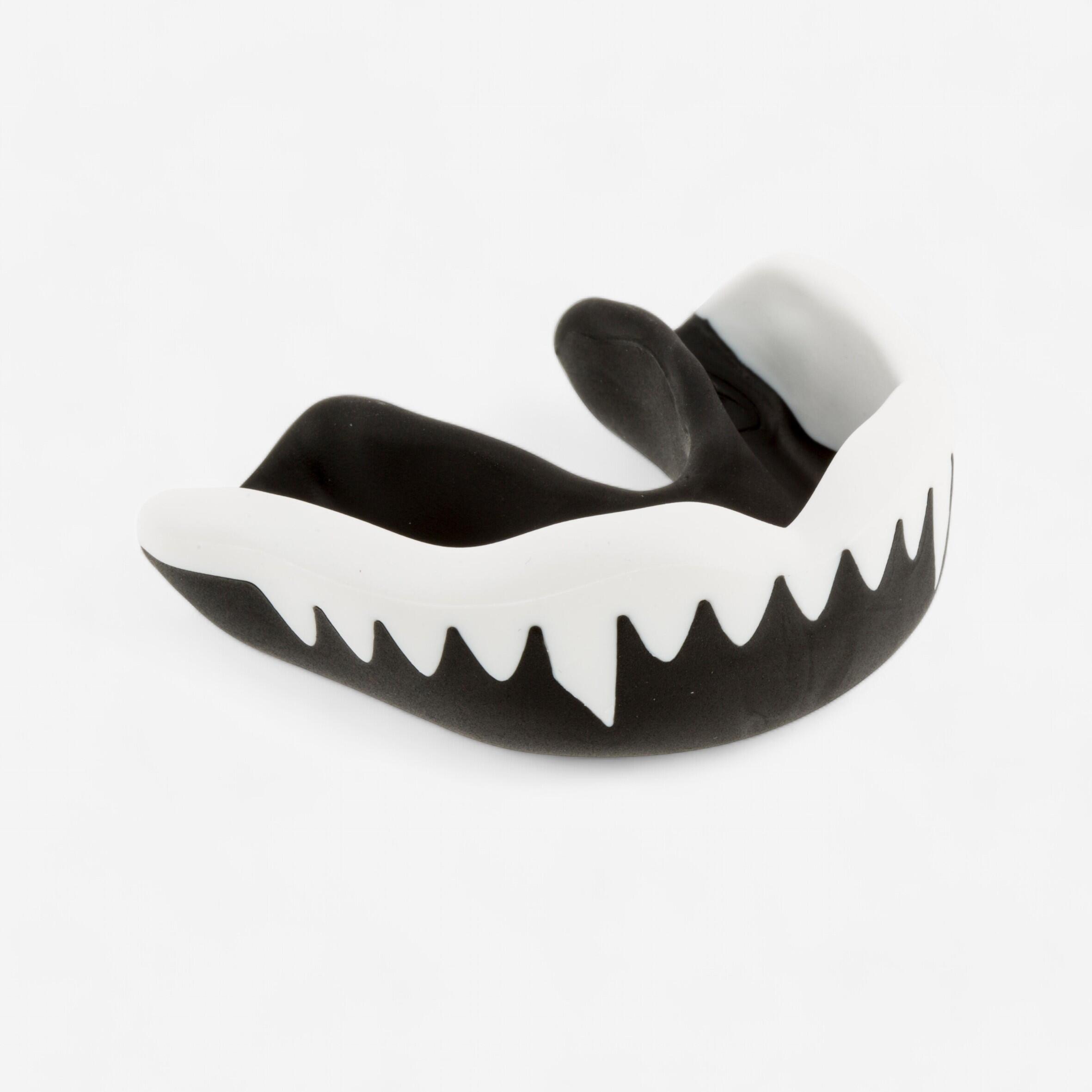 Adult rugby mouthguard - GILBERT VIPER white black