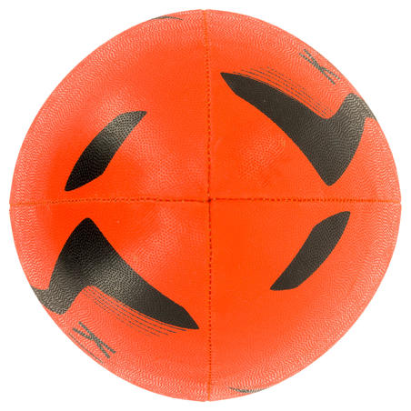 М'яч для гри в регбі R100, розмір 4 - Помаранчевий