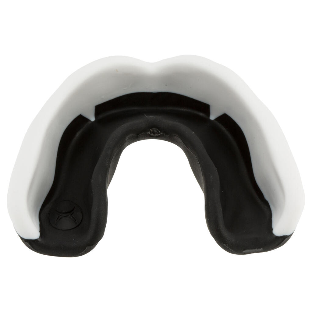 Adult Rugby Mouth Guard Viper - White/Black