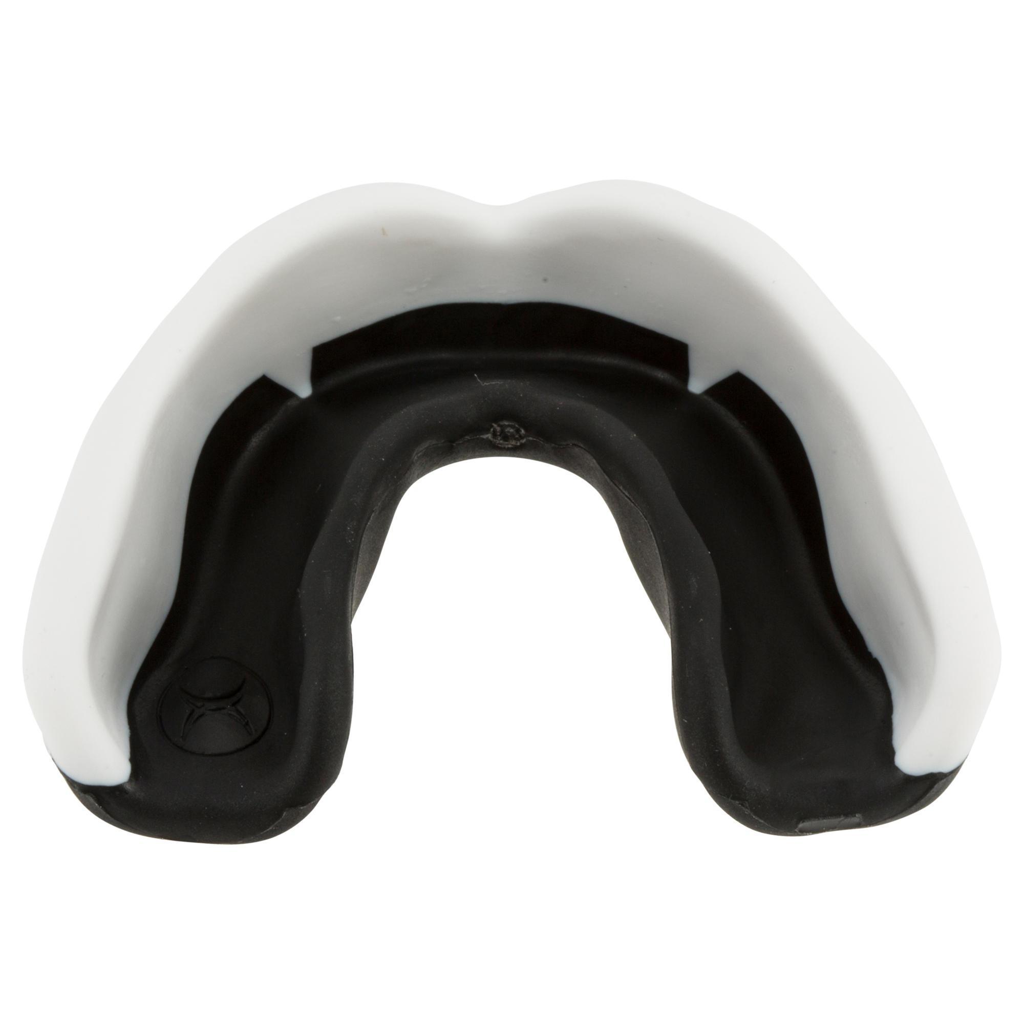 Adult rugby mouthguard - GILBERT VIPER white black