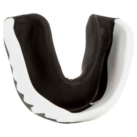 Adult Rugby Mouth Guard Viper - White/Black