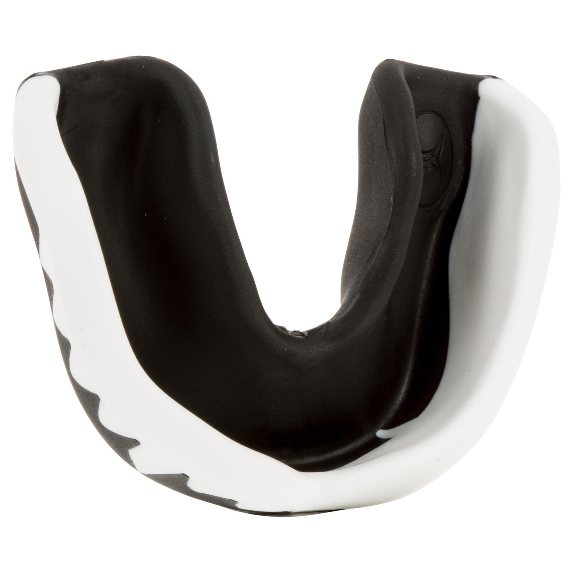 Adult rugby mouthguard - GILBERT VIPER white black