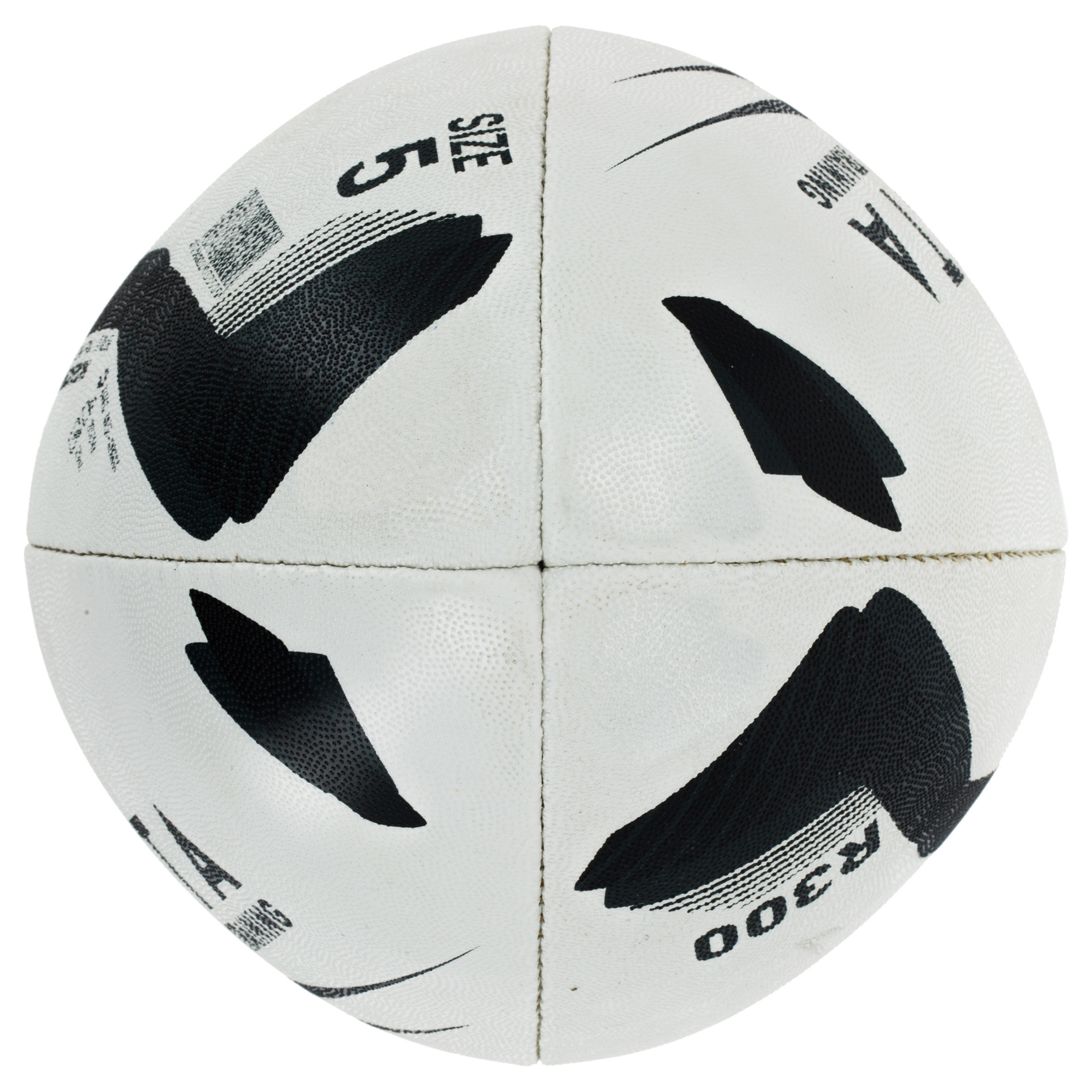 

R300 Size  Rugby Ball - Black -  By OFFLOAD | Decathlon