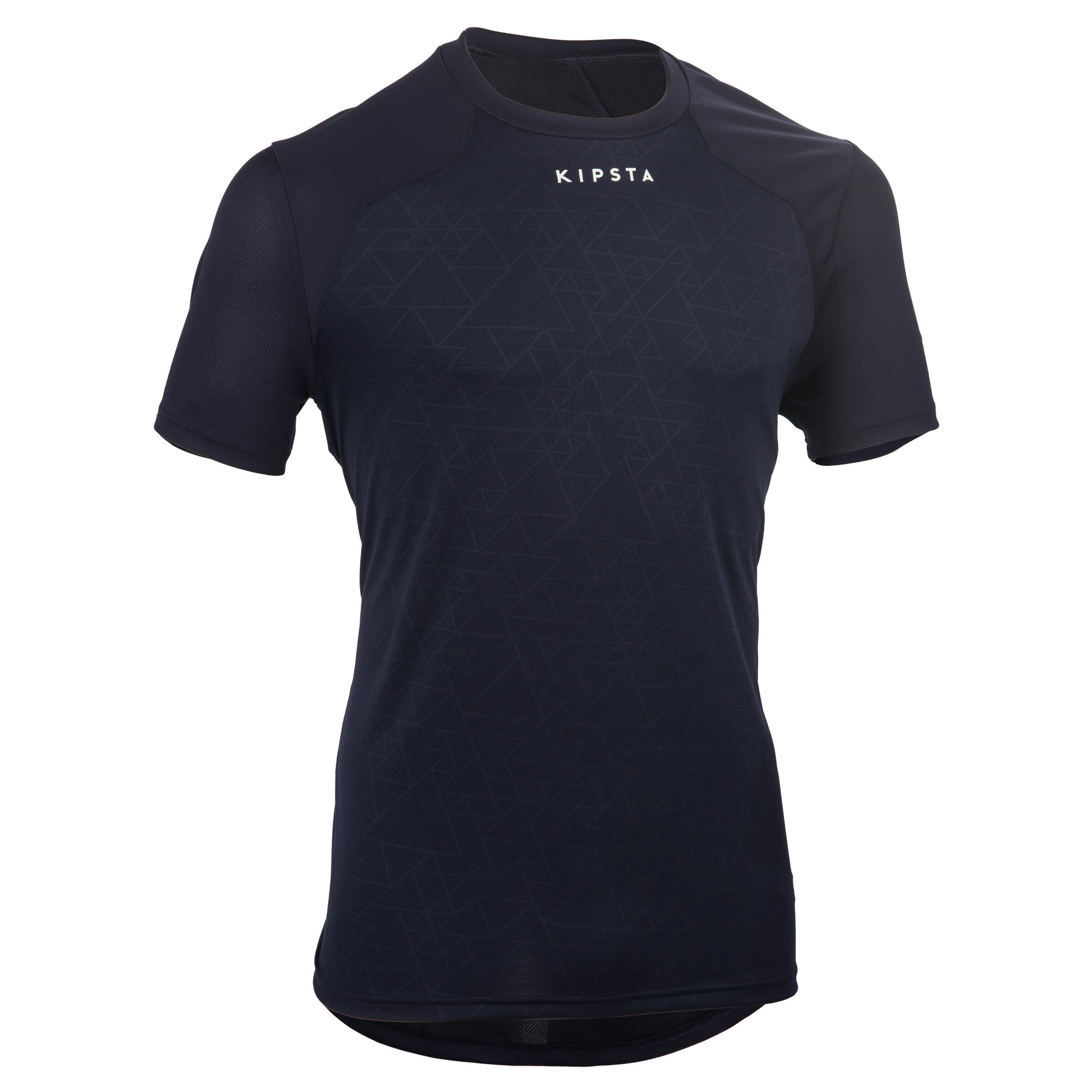Offload Rugbyshirt Voor Training Volwassenen Perf Tee R500 Blauw offload kopen in de aanbieding