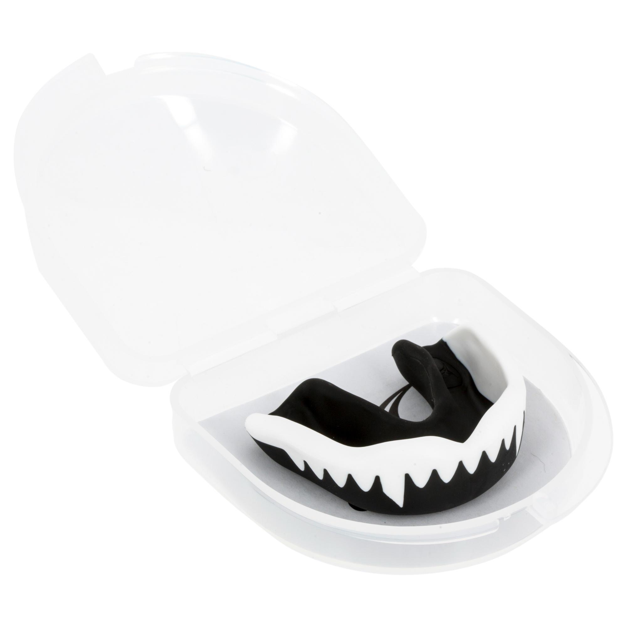 Adult rugby mouthguard - GILBERT VIPER white black