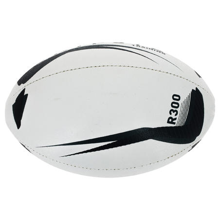 Ballon de rugby R300 taille 5 noir