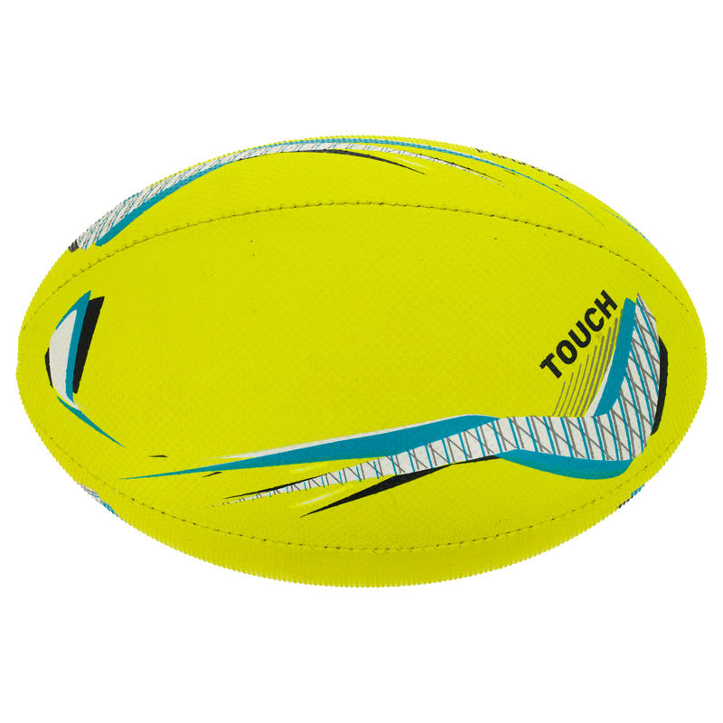 R500 Touch Rugby Ball Yellow Decathlon