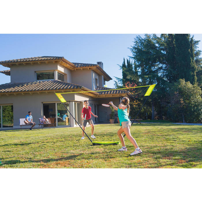 3 m Badminton Net Easy Set Yellow Decathlon