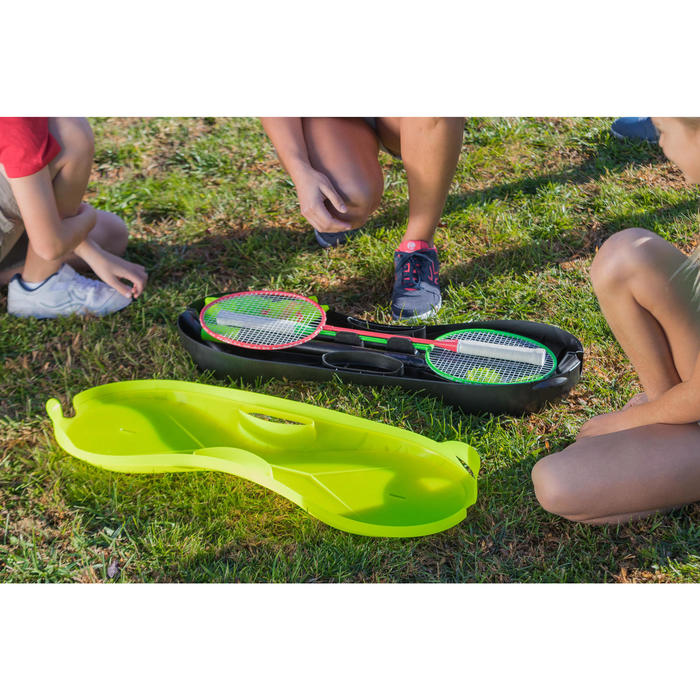 3 m Badminton Net Easy Set Yellow Decathlon