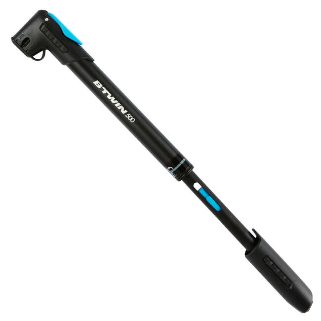 Pompka rowerowa ręczna 500 BTWIN Pompki i akcesoria do pompek Rowery