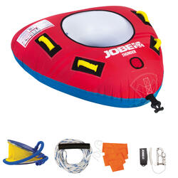 Funtube voor 1 persoon Thunder Star rood - met kabel - JOBE