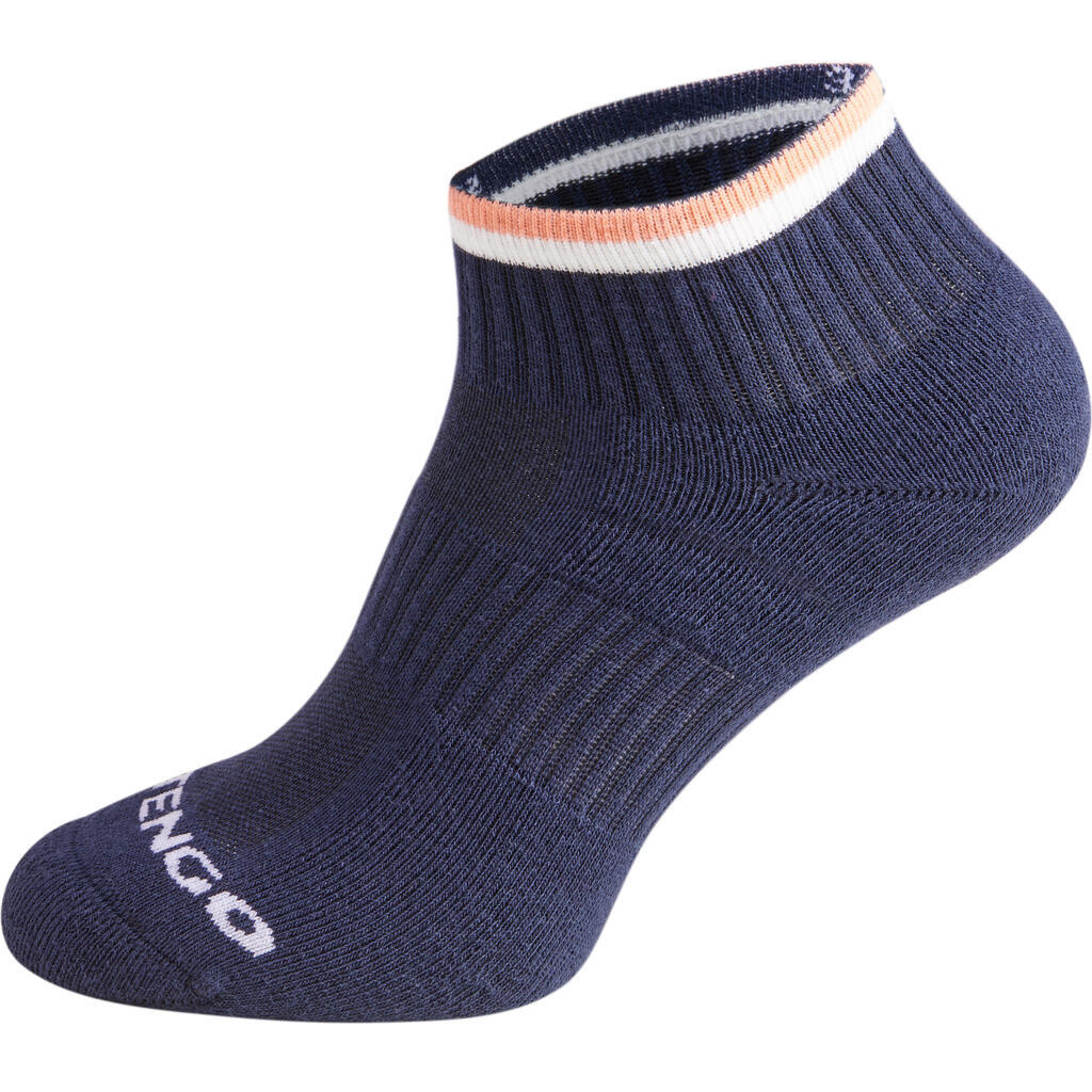 Tennissocken Mid 3er-Pack - RS 500 weiss/glänzend