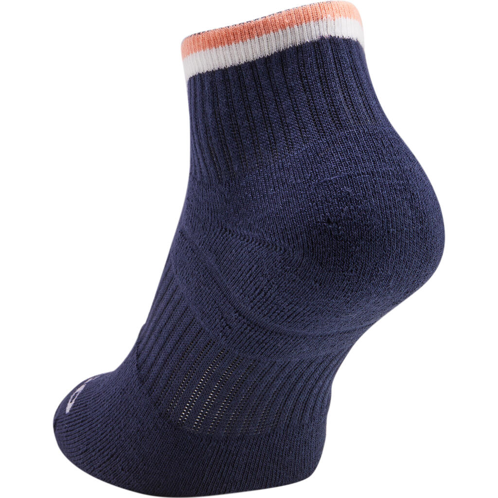 Tennissocken Mid 3er-Pack - RS 500 weiss/glänzend