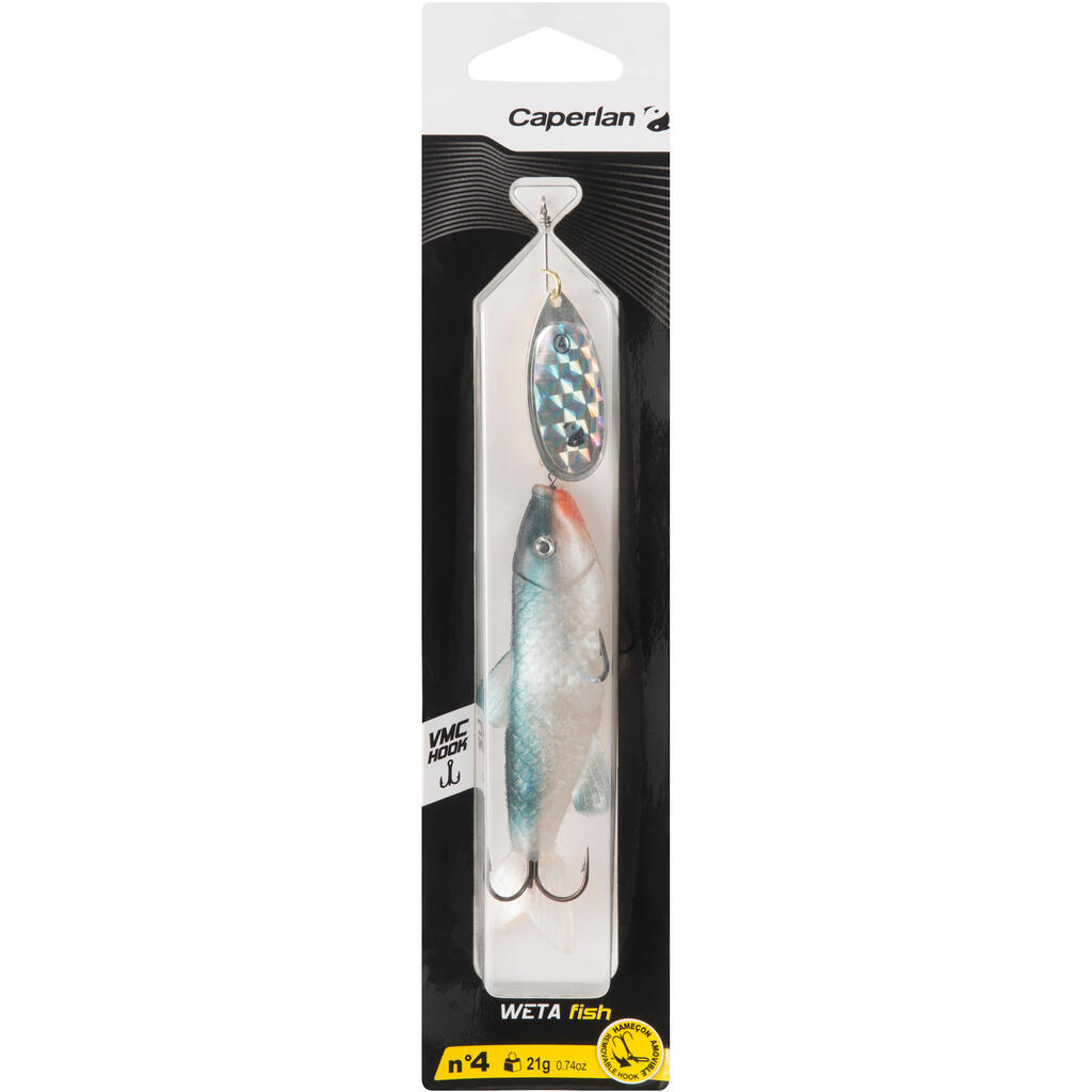 פיתיון מסתובב טבעי דגיגונים WETA FISH#4