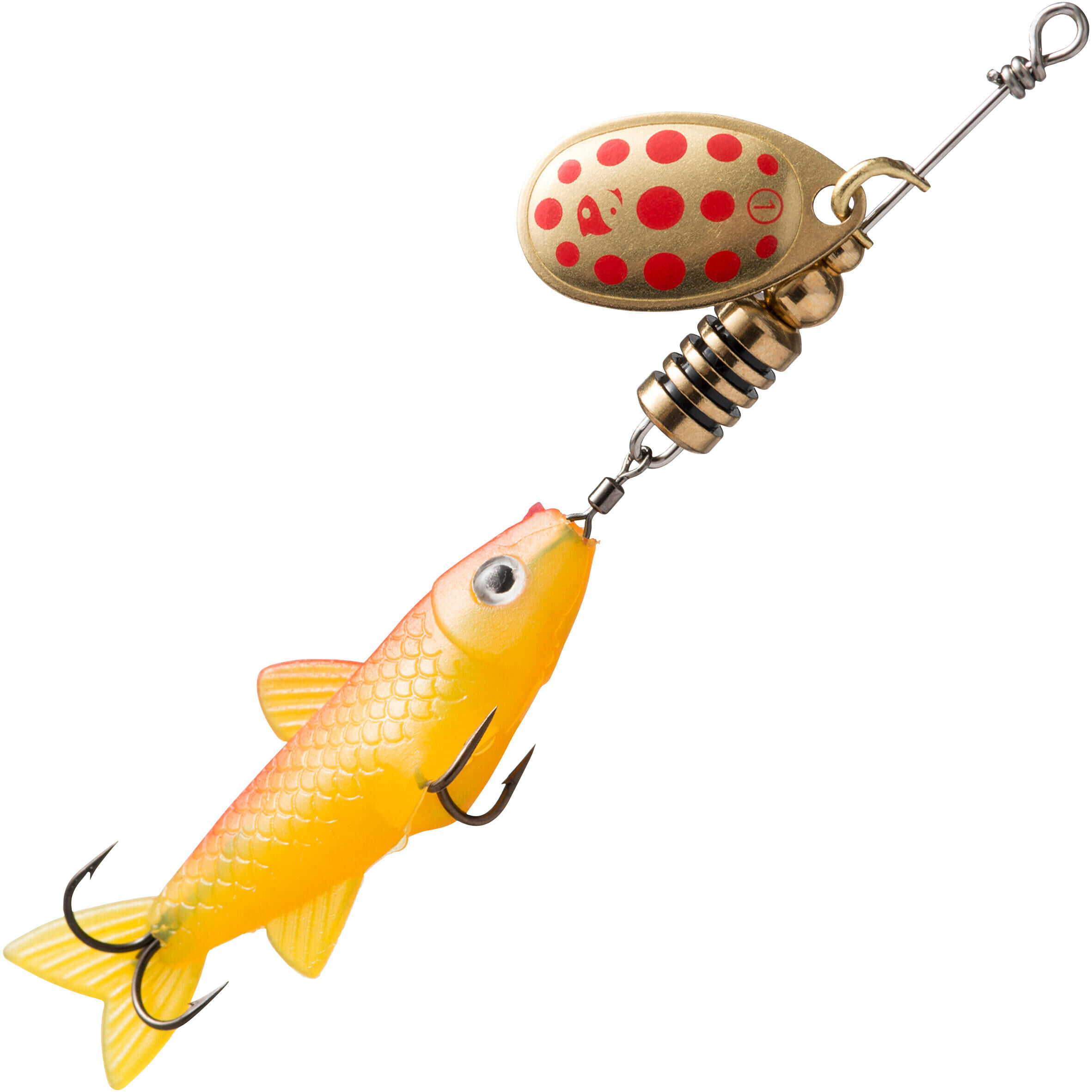 CAPERLAN WETA FISH #1 FLUO MINNOW SPINNER